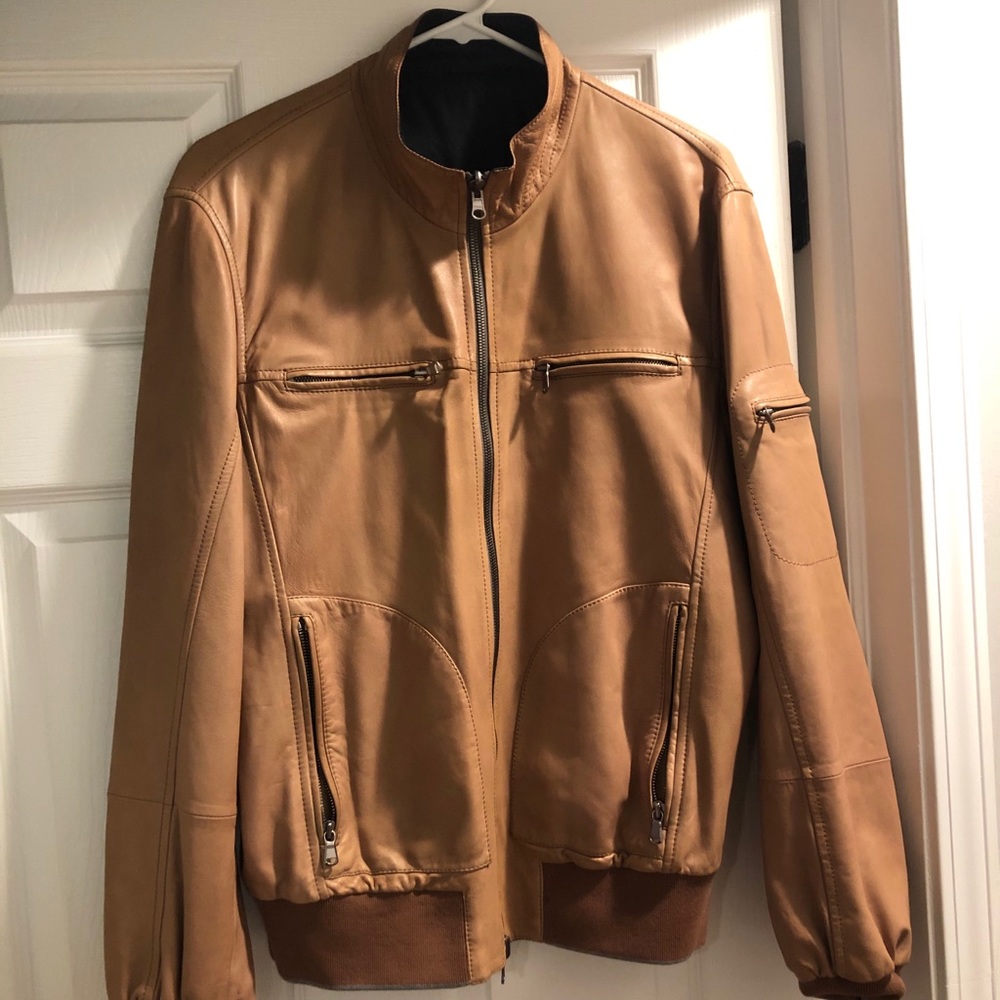 Brunello Cucinelli leather Jacket